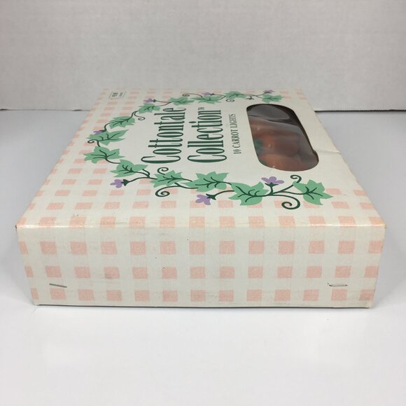 New Cottontale Collection 10 Carrot Lights String Easter Spring Decor Vintage - Picture 13 of 16